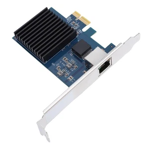 ⊹10G PCIe Network Card RJ45 Port RTL8127 PCI Express Gen 4 X1 To 10 Gigabit - Picture 1 of 24