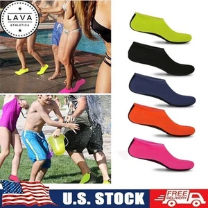 Scarpe da acqua piedi nudi asciugatura rapida acqua spiaggia acqua nuoto sport calze spiaggia vacanze - Foto 1 di 15