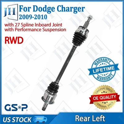 OE Rear Left CV Axle Shaft for 2009 10 Dodge Charger Challenger Chrysler 300 RWD Foto 1 de 4
