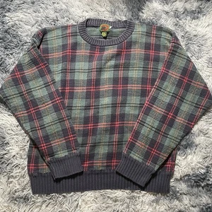 Vintage Boston Traders Plaid Sweater - Picture 1 of 6