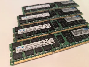 Samsung PC3-14900R DDR3-1866 ECC Registered Server RAM Memory 64GB (4x16GB) - Picture 1 of 1