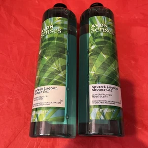 2 X Avon Secret Lagoon Shower Gel~ 500ml each ~ New. - Picture 1 of 1