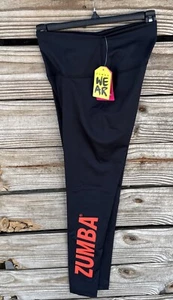 Zumba Classic High Waisted Ankle Leggings - Bold Black Z1B000223 XS - XSpicy - Picture 1 of 5