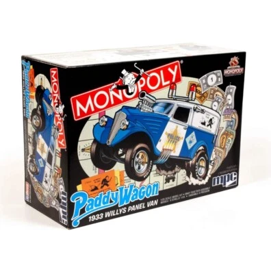 MPC 1933 Willys Panel Van 1:25 Scale Monopoly Paddy Wagon Snap Kit New in Shrink - Image 1 of 4
