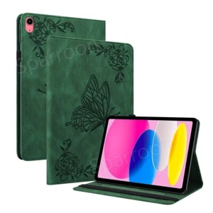 For iPad A16 11th 10th 9/8/7th 6/5th Gen Air M3 Pro Mini Leather Flip Case Cover - Picture 1 of 89