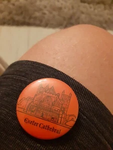 Exeter Cathedral Vintage Badge - Picture 1 of 2