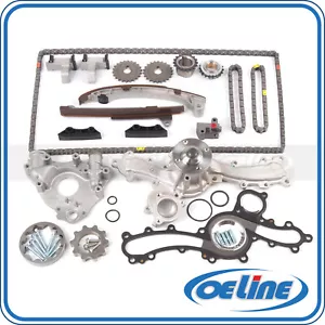 Fit 03-15 Toyota Tacoma 4Runner Tundra 4.0L Timing Chain Kit Oil Water Pump Set - Picture 1 of 12
