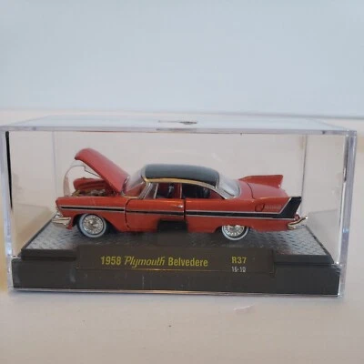M2 Machines 1958 Plymouth Belvedere R37 16-10 Orange 2012 Castline Inc - Image 1 of 4