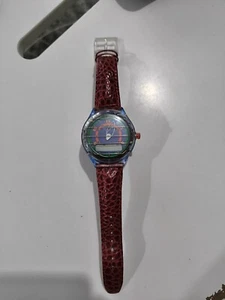 Swatch Beepup Vintage Quartz Watch Working - Picture 1 of 8