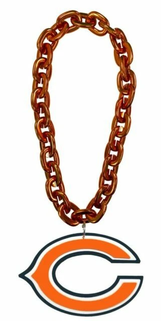 Fanfave Chicago Bears NFL 10" Chain with 3D Foam Magnet