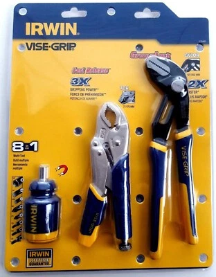Irwin 1775420 3 Piece Plier & Stubby Screwdriver Set - Image 1 of 3