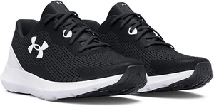 *NIB* Under Armour Surge 3 Men's Running Training Shoes (Black/White, 8.5) - Picture 1 of 6