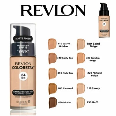 REVLON ColorStay 24hr Foundation 30ml SPF 20 - CHOOSE SHADE/TYPE - NEW Sealed - Image 1 of 2