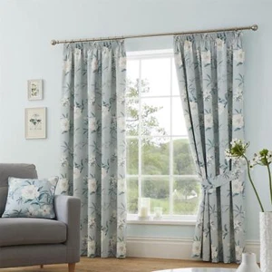 Eve Bleistift Faltenvorhänge mit Krawatten 100 % Baumwolle von Dreams & Drapes Design - Bild 1 von 11