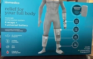 Homedics Modulair Compression System Body Relief 4 Wraps+1 Universal Controller - Picture 1 of 1