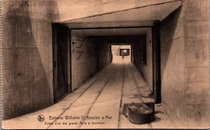 Bélgica Batería Guillermo II Knocke sur Mer Primera Guerra Mundial Postal B238 - Imagen 1 de 2