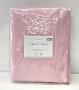 Pottery Barn KIDS Quincy Classic Canvas 44 x 63" BLACKOUT Panel~Light Pink - Picture 1 of 2