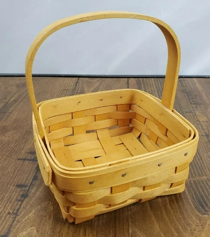 Longaberger 2001 XS Extra Small Square Single Handle Basket Cover