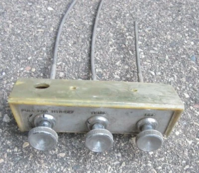 Plymouth Valiant 1963? Control de clima de descongelación debajo del tablero usado original 63 Foto 1 de 4