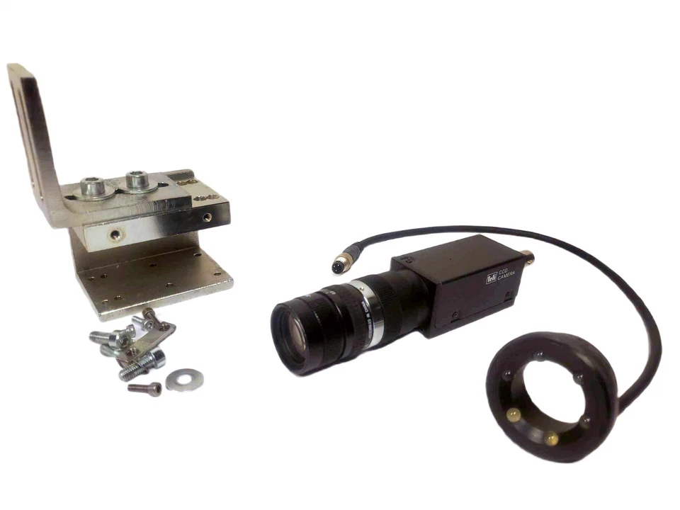 Teli  CS8420Ci  CCD Video Camera Lens B/W Camera 1/2“ 12VDC 16ft Cable Bracket - Image 1 of 4