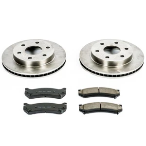 PowerStop KOE2009 Front Disc Brake Kit Rotors Pads for 1999-07 Silverado Sierra - Picture 1 of 1