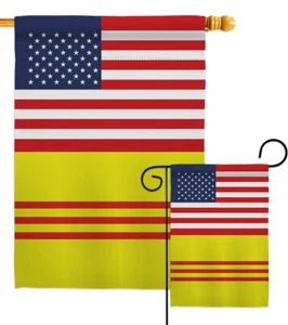 Vietnam Süd USA Freundschaft Garten Flagge Nationalität Deko Hof Haus Banner - Bild 1 von 17