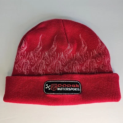 NASCAR Gorro Rojo YOUTH/XS Dodge Motorsports con Logotipos con Acento de Llama Delantero y Trasero Foto 1 de 4