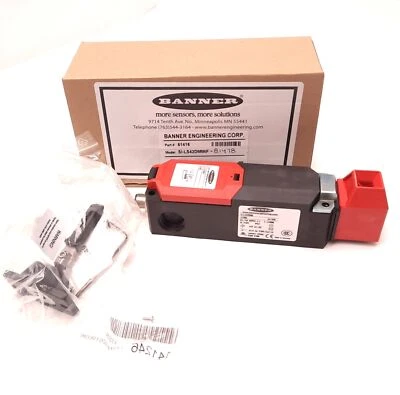 Interruptor de bloqueo de solenoide Banner SI-LS42DMMIF 2NC 1NO 24VAC 24VDC 1A  Foto 1 de 4
