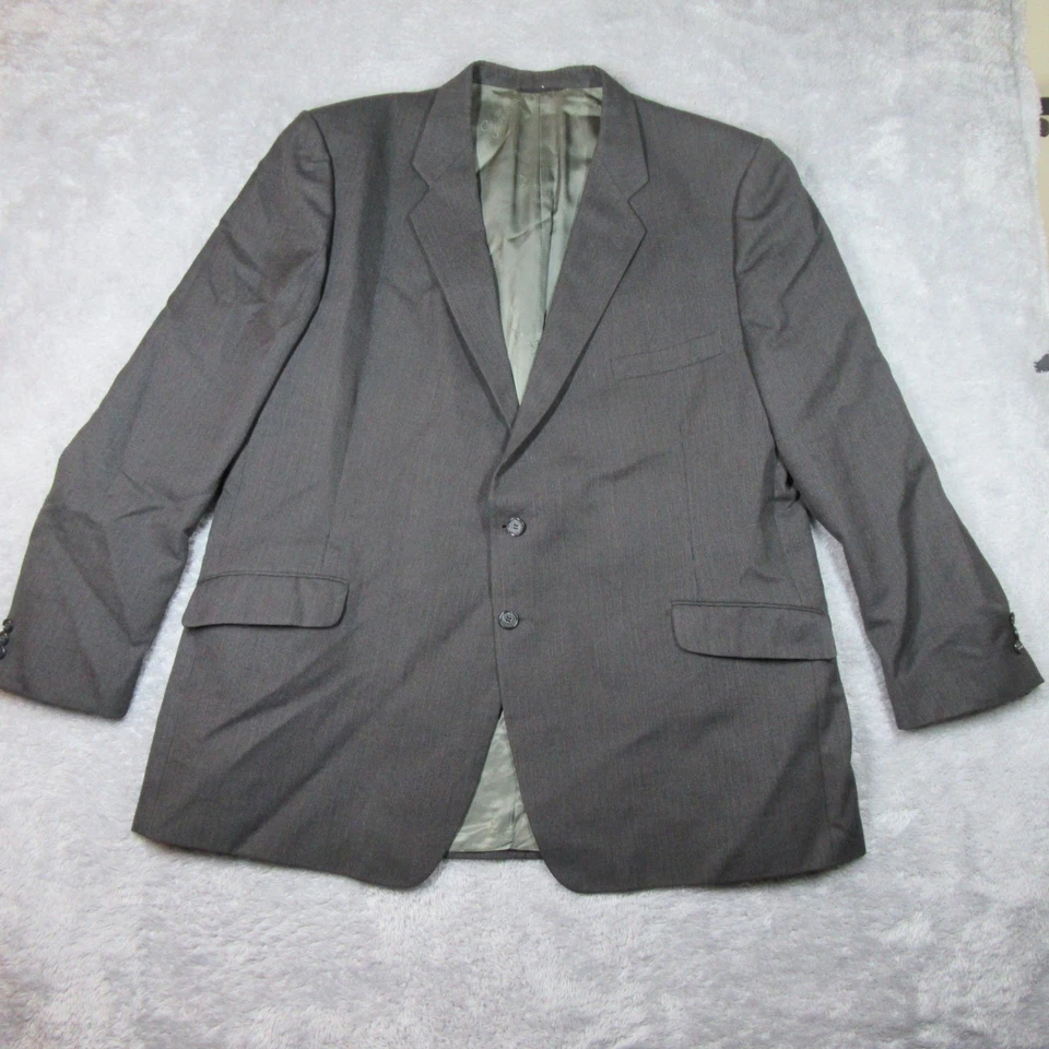Traje Chaqueta De Colección Givenchy Para Hombre Talla 50 L Gris A Rayas Hecho en Unión EE. UU. París Foto 1 de 4