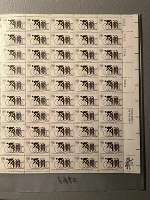 Estampilla de 6 centavos Scott 1460 1972 Juegos Olímpicos de Munich hoja completa de 50 MNH OG Foto 1 de 2