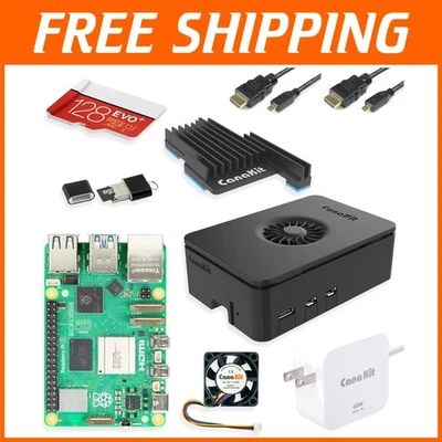 Black Edition Raspberry Pi 5 Kit - 128GB Storage - Image 1 of 4
