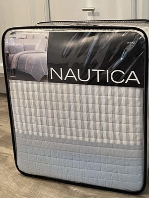 Nautica King Quilt Cliffwood Sea - Image 1 of 4
