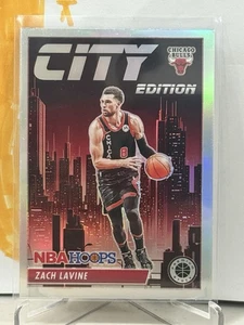 2023-24 Panini Hoops Premium Stock Zach LaVine City Edition Silver #17 - Picture 1 of 2