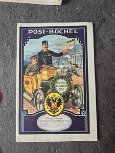 Post-Büchel 1915 Postwesen Briefträger K.K. Postbus Bus Briefe Wien - Picture 1 of 6