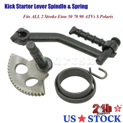 Kick Starter Lever Spindle & Spring For Polaris Sportsman Scrambler 50 70 90cc Foto 1 de 4