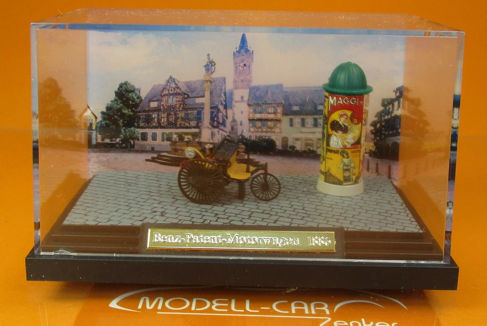 Busch 40006 Benz-Patent-Motorwagen mit Litfaßsäule 1:87 NEU Modellauto - Bild 1 von 1