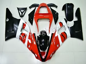 Fit for 2000 2001 YZF R1 Red Black White ABS Injection Bodywork Fairing Kit - Foto 1 di 6
