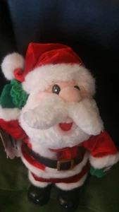 Dancing w Music Santa Clause 13" Plus w/ Santa Suit Beverly Hills Teddy Bear Co - Picture 1 of 11