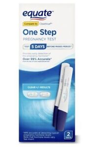 Equate One Step Pregnancy Test - Test 5 Days Before Your Missed Period - 2 Count