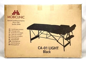 Mobiclinic CA-01 Light Negro Massageliege Klappbar Höhenverstellbar 186x60cm - Bild 1 von 12