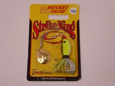 NUEVO señuelo Strike King Rocket Shad Spinnerbait 1/2 oz cebo Foto 1 de 2