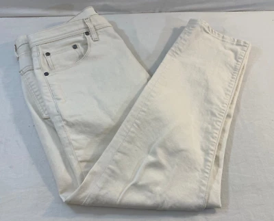 Pantalones de mezclilla Murano Alex Fit 5 bolsillos blancos para hombre talla 34 x 30 Foto 1 de 4