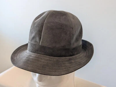 Alcantara Milano Italy Women's Hat Blue Vintage 50s Fedora Size Small - Image 1 of 4