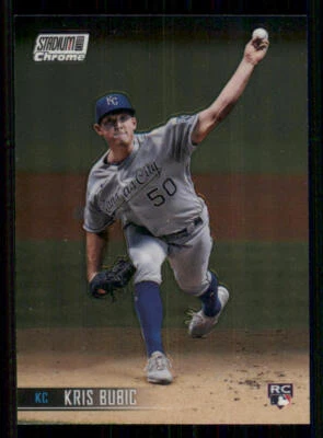 2021 Stadium Club Chrome #155 Kris Bubic RC - Image 1 of 2