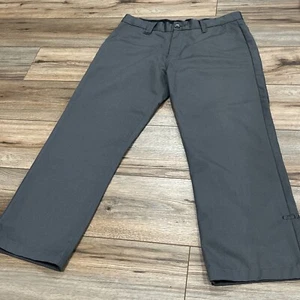 Oakley Herren 34x32 grau Slim Fit gerader Reißverschluss Freizeit Chino Stretch gesäumt!! - Bild 1 von 14