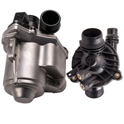 Water Pump w/ Thermostat for BMW X1 X3 X4 X5 X6 Z4 3.0 L6 E60 E61 11517563659 - image 1 of 4