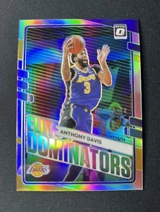2020-21 Panini Donruss Optic Anthony Davis Elite Dominators Silver Holo LAKERS - Picture 1 of 3