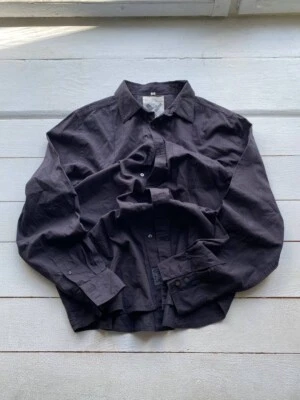 Camisa punk gótica negra John By John Richmond abotonada para hombre grande Foto 1 de 4