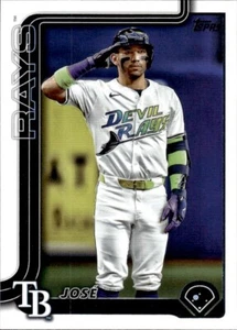 2025 Topps #133 Jose Caballero Tampa Bay Rays Baseball Card - Picture 1 of 2