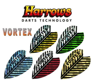 6 Dart Flights Harrows VORTEX, Color selectable - Picture 1 of 6
